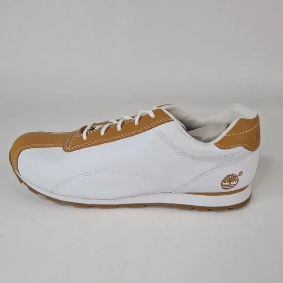 Timberland Metro Slim Boy Shoes Casual Sneakers Leather White New