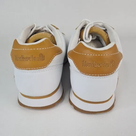 Timberland Metro Slim Boy Shoes Casual Sneakers Leather White New