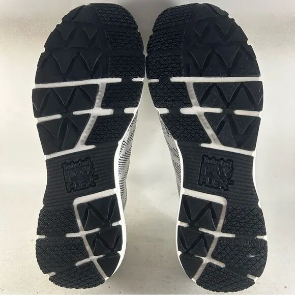 Timberland Pro Radius Knit Men’s Shoes Slip On Sneakers White Size 9 Wide