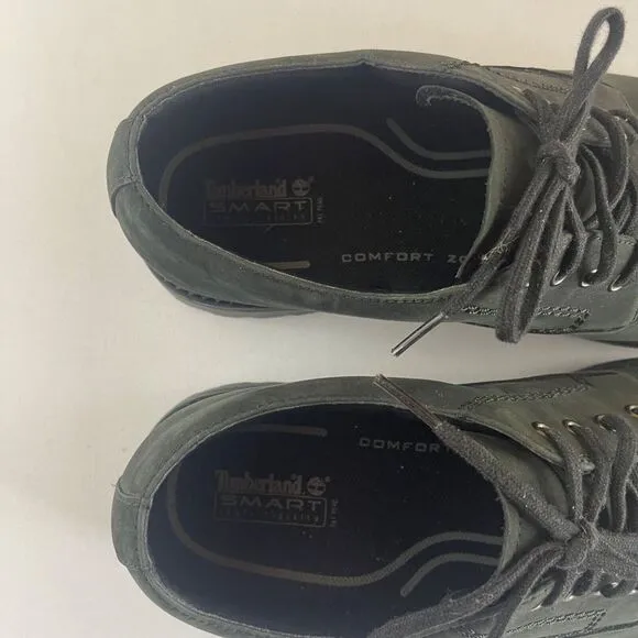 Timberland Sawyer Lane Mens Size 10 Black Waterproof Lace Up Oxfords Shoes Boots
