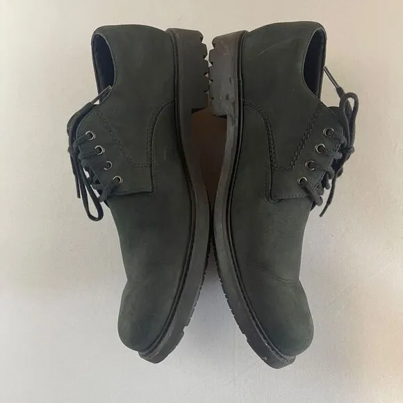 Timberland Sawyer Lane Mens Size 10 Black Waterproof Lace Up Oxfords Shoes Boots
