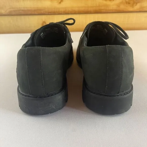 Timberland Sawyer Lane Mens Size 10 Black Waterproof Lace Up Oxfords Shoes Boots