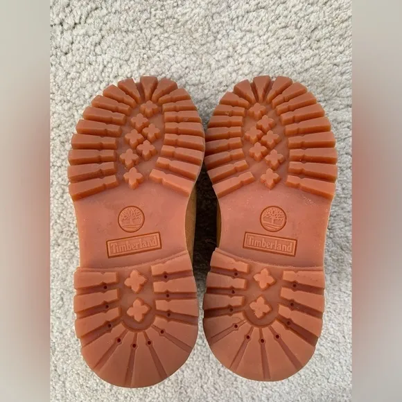 Timberland Toddler Size 10 Wheat Leather Primaloft Lace-Up Waterproof Boots