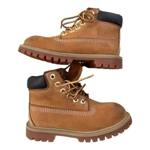 Timberland Toddler Size 10 Wheat Leather Primaloft Lace-Up Waterproof Boots