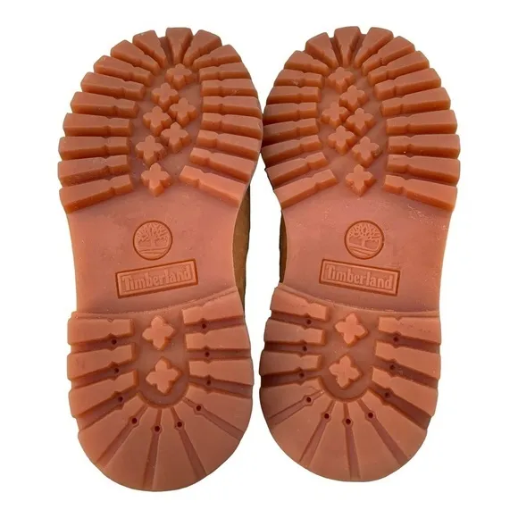 Timberland Toddler Size 10 Wheat Leather Primaloft Lace-Up Waterproof Boots