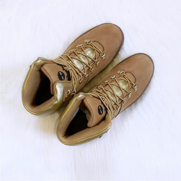 Timberland Women’s Euro Hiker Waterproof Wheat And Gold Boots