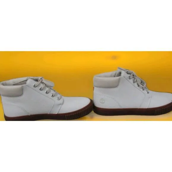 TIMBERLAND WOMEN'S SKYLA BAY 6 '' INCH BOOT WHITE NUBUCK A68U3 Size 8.5 New NIB