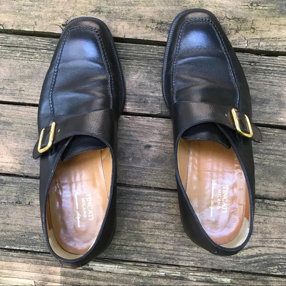 Tincati Milano Italian Leather Monk Strap Shoe
