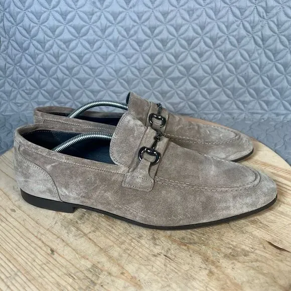 To Boot New York Shoes Men’s 13 Suede Horsebit Loafers Taupe Shoes
