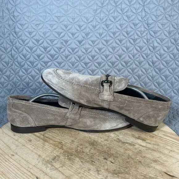 To Boot New York Shoes Men’s 13 Suede Horsebit Loafers Taupe Shoes