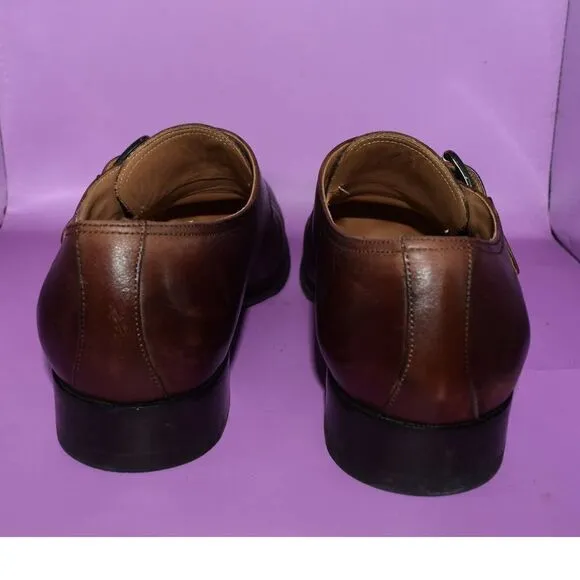 To Boot New York Adam Derrick Brown Leather Monk Strap Shoes - 8.5