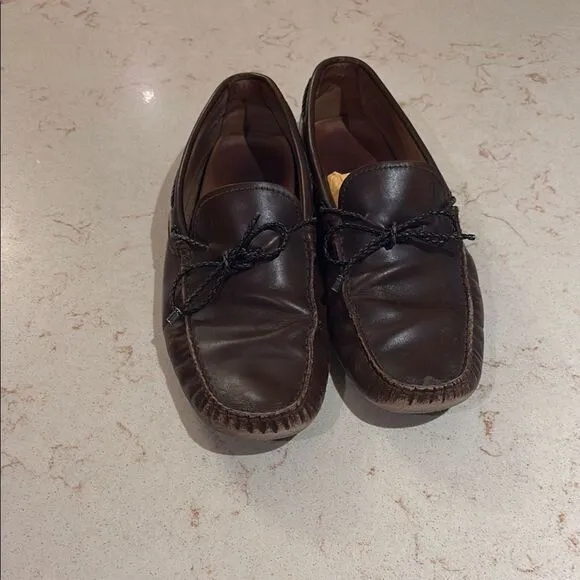 TOD’S Brown Leather Loafers SZ 7