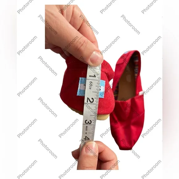 Tom’s Bright Red Women’s Slide On Casual Shoes Size 7.5