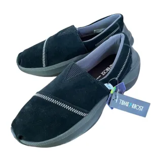TOMS x KROST Alpargataa Gamma Black Suede Slip-On Shoes NWT Mens Size 8