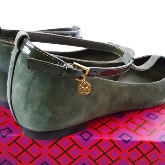 Tory Burch Ashton T-strap Y2K Flat Women's Shoes size 5M