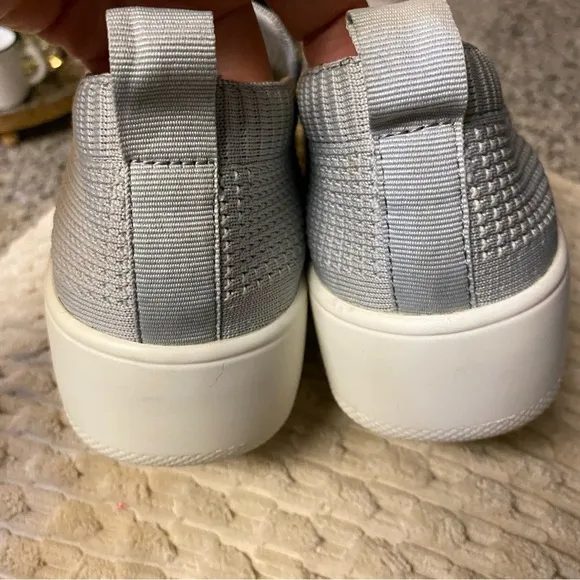 Traq by Algeria Qaravan Grey Slide On Casual Sneakers Women's Shoes Size 7.5