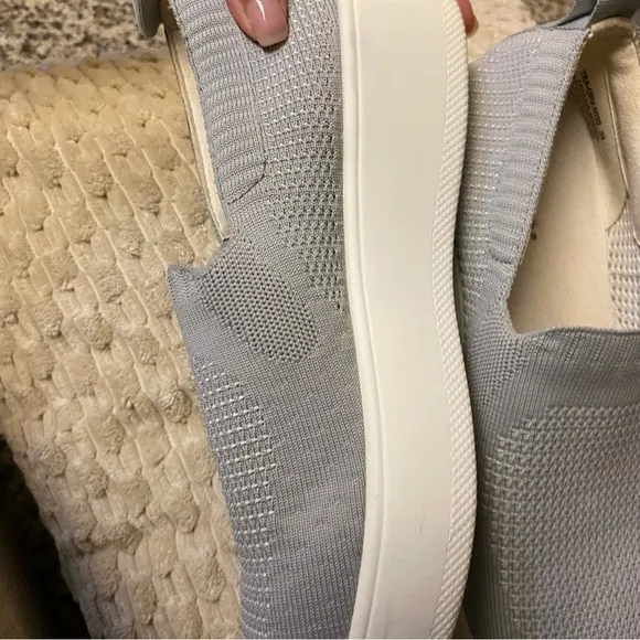 Traq by Algeria Qaravan Grey Slide On Casual Sneakers Women's Shoes Size 7.5