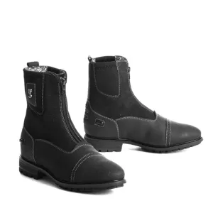 Tredstep Spirit Front Zip Paddock Boots US 6.5 EU 37 black with spurs