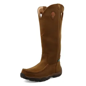 Twisted X 17” Leather Boot Waterproof Snake Boots Moc Toe Men’s Size 8.5