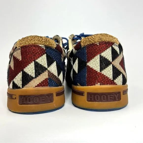 Twisted X Hooey Loper Casual Laced Shoes Western Graphic Canvas Men’s 10.5