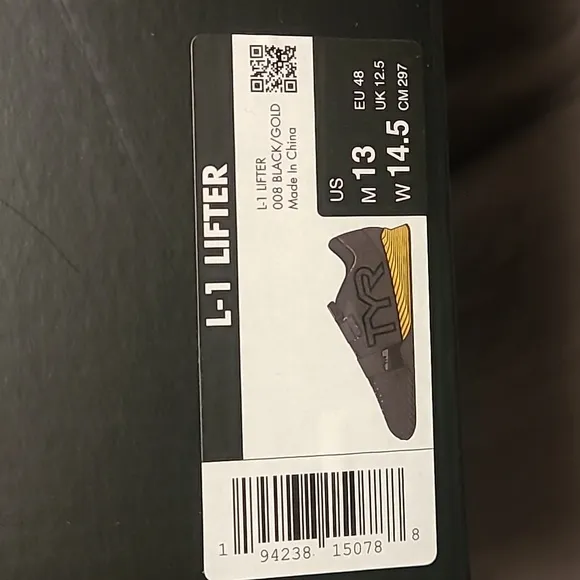 TYR L-1 Lifter Weightlifting Shoes