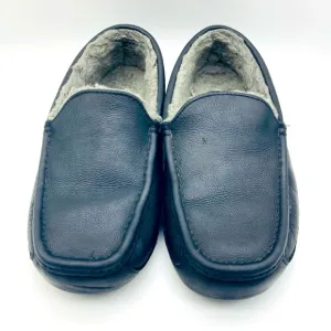 UGG Ascot Men's Black Leather Loafers 8/260