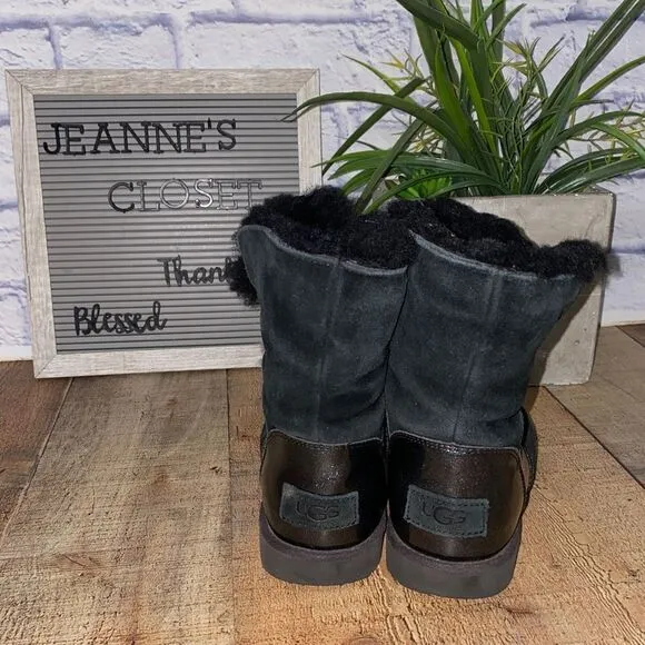 Ugg Australia Isley patent waterproof boots