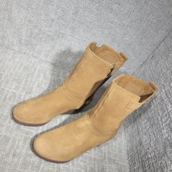 UGG Australia Potrero Women's Size 5.5 US Chestnut Suede Waterproof Wedge Boots