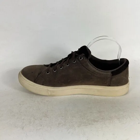 UGG Baysider Low Weather Sneakers Men's 10 Brown Lace Up Round Toe Casual Shoes