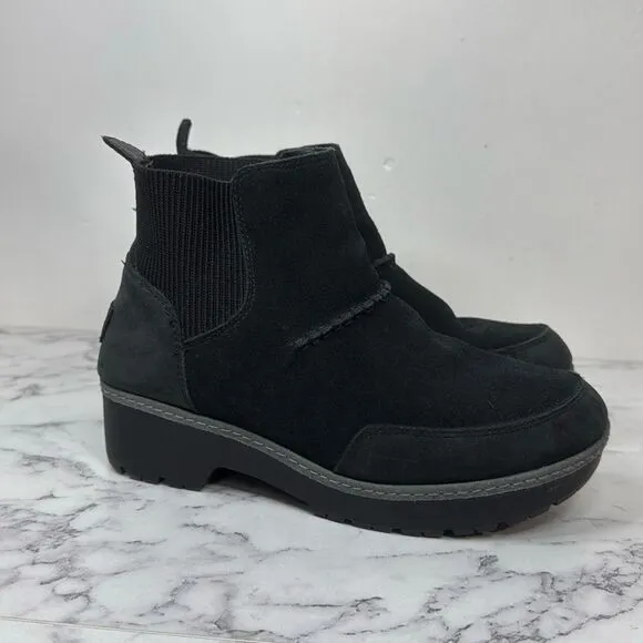UGG Black Kress Ankle Boots 7.5