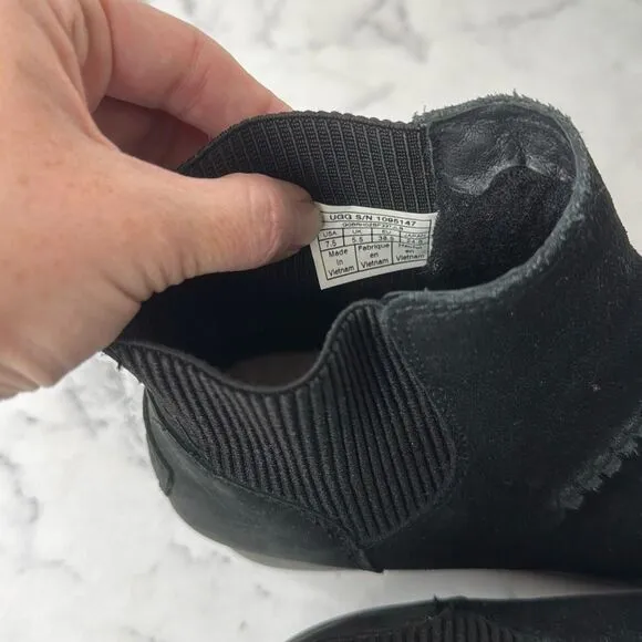 UGG Black Kress Ankle Boots 7.5