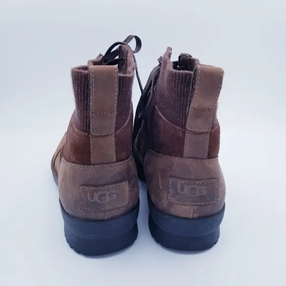 UGG Cayli Waterproof Ankle Boots - Brown - size 7.5