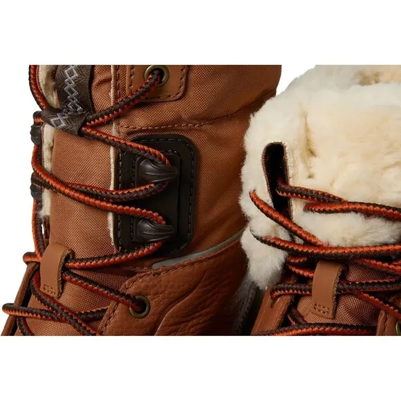 UGG City Butte Men Size 9.5 Waterproof Worchester Brown Leather Wool Boots New