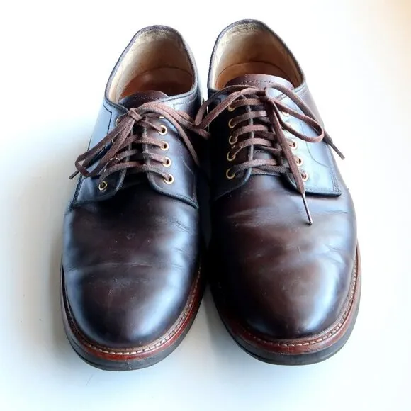 UGG Men's Dark Brown Leather Lace-up Casual Shoes Size 9