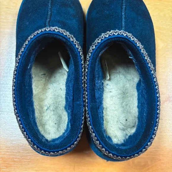 Ugg Navy Blue Slip-on Tasman II Slipper Shoes Kids Size 3