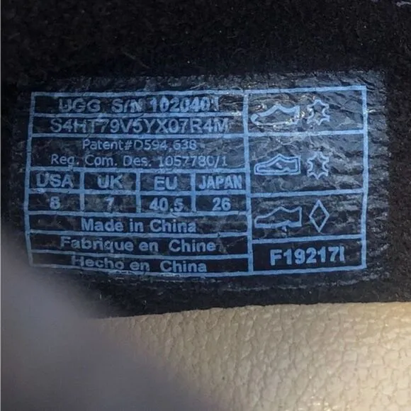 UGG Nubuck Campfire Slip on Mens shoes size 8‎