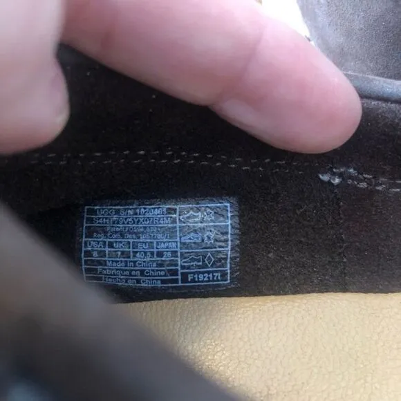 UGG Nubuck Campfire Slip on Mens shoes size 8‎