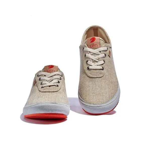 UIN Men's Walking Casual Comfort Travel Shoes (Formentera 3- Birch)