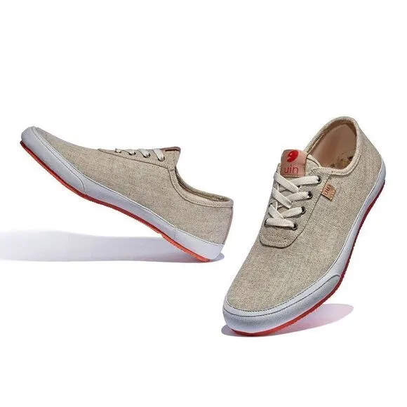 UIN Men's Walking Casual Comfort Travel Shoes (Formentera 3- Birch)