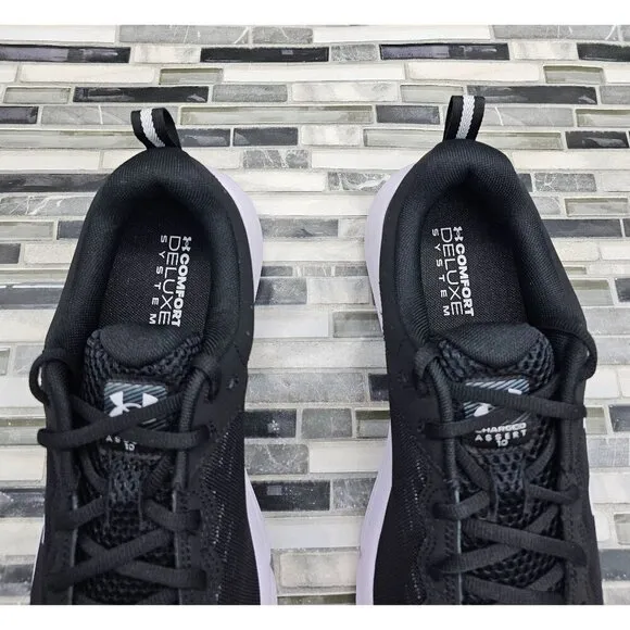 Under Armour Charged Assert 10 Black Men's Running Shoes Size 11.5