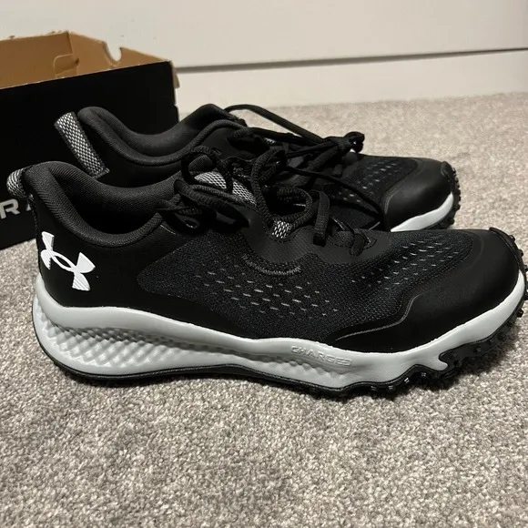 Under Armour Charged Maven Trail Mens Shoes 8.5 Trek Low Black Hiking Running