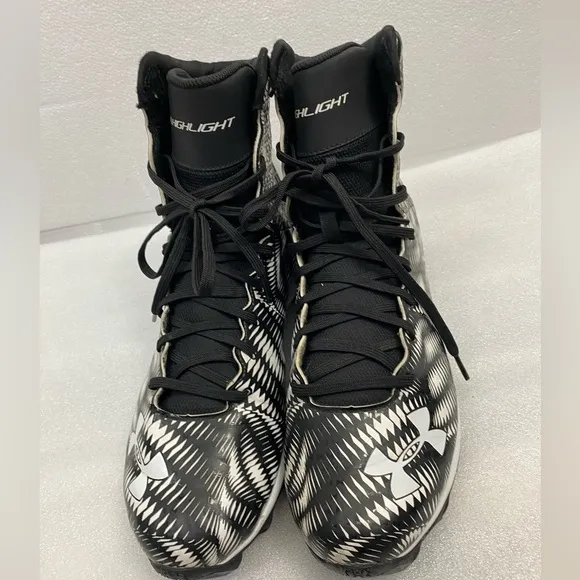 Under Armour Cleats Football Athletic Clutch Highlights Sports Shoes Men’s 11.5