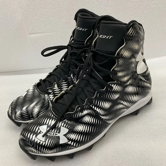 Under Armour Cleats Football Athletic Clutch Highlights Sports Shoes Men’s 11.5