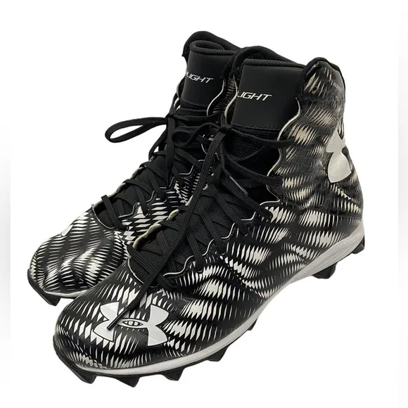 Under Armour Cleats Football Athletic Clutch Highlights Sports Shoes Men’s 11.5