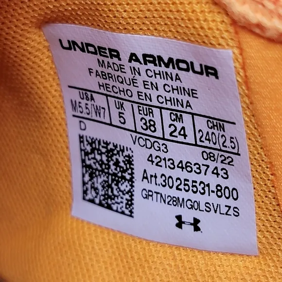 Under Armour HOVR Phantom 3 Men's Size 5.5/Wnms 7 Running Shoes 3025531-800 New