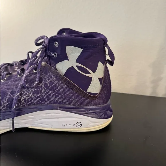 Under Armour Men’s Curry 1 Dark Matter Purple Shoes Size 12.5