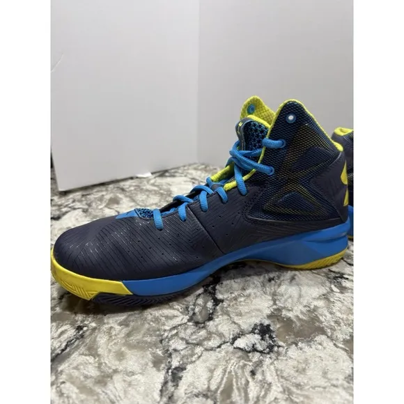 Under Armour Mens Curry 2.5 Blue Basketball Shoes Sneakers Size 10