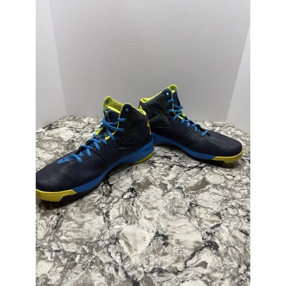 Under Armour Mens Curry 2.5 Blue Basketball Shoes Sneakers Size 10