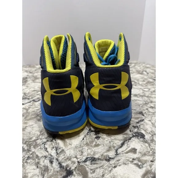 Under Armour Mens Curry 2.5 Blue Basketball Shoes Sneakers Size 10