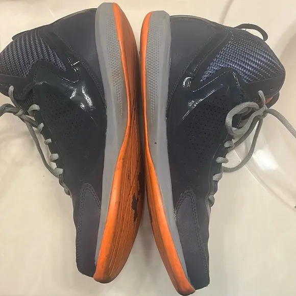 Under Armour Navy and Orange Athletic Shoes